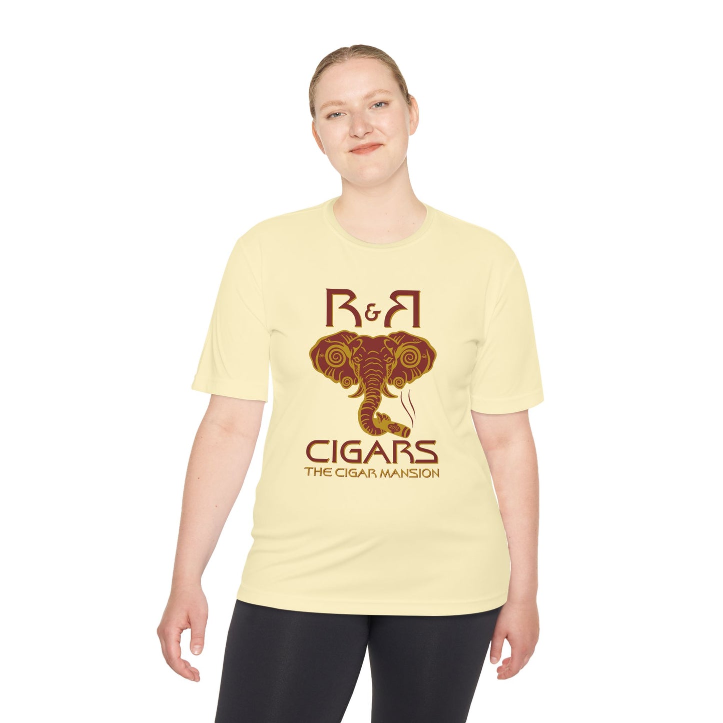 R&R Cigars Elephant Logo Moisture-Wicking Tee — The Cigar Mansion