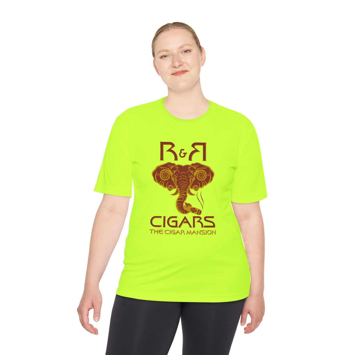 R&R Cigars Elephant Logo Moisture-Wicking Tee — The Cigar Mansion