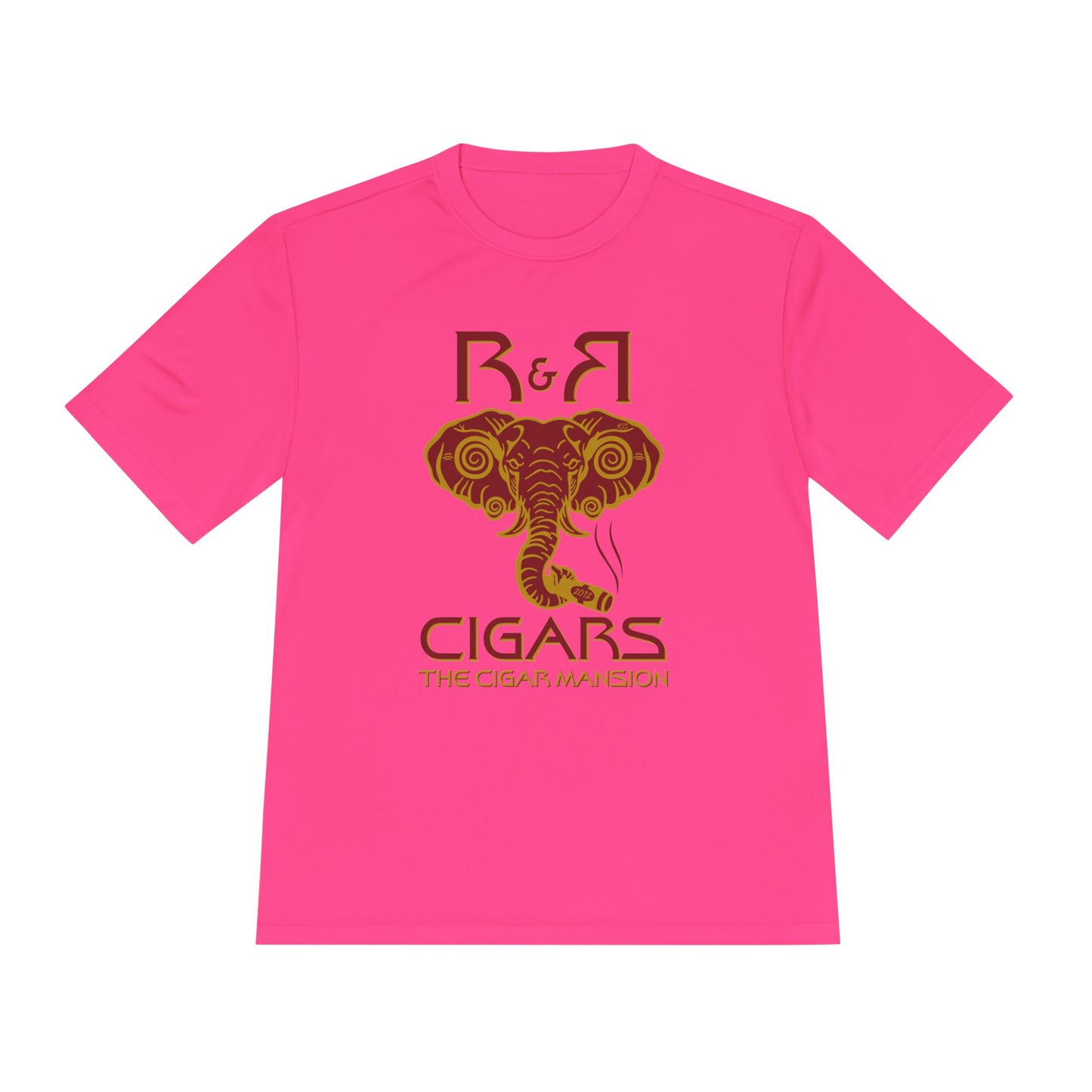 R&R Cigars Elephant Logo Moisture-Wicking Tee — The Cigar Mansion
