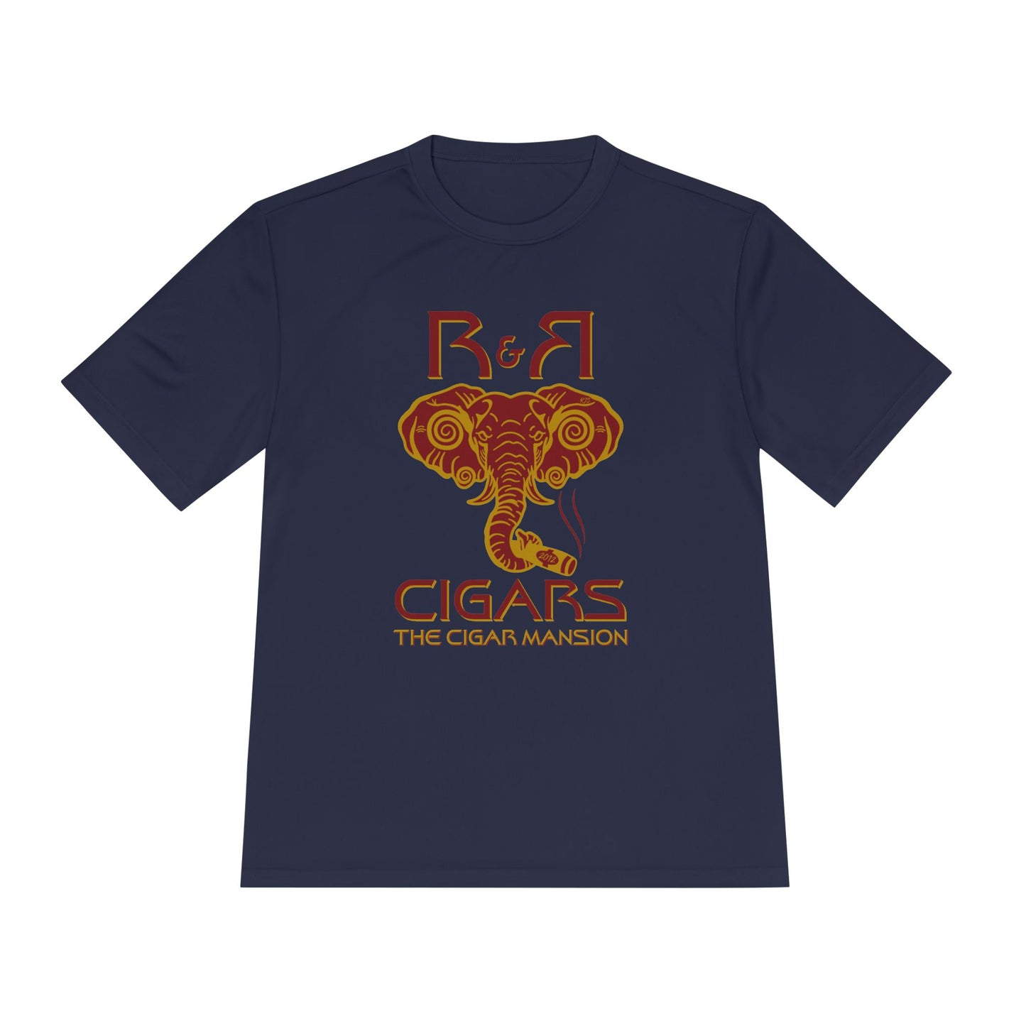 R&R Cigars Elephant Logo Moisture-Wicking Tee — The Cigar Mansion