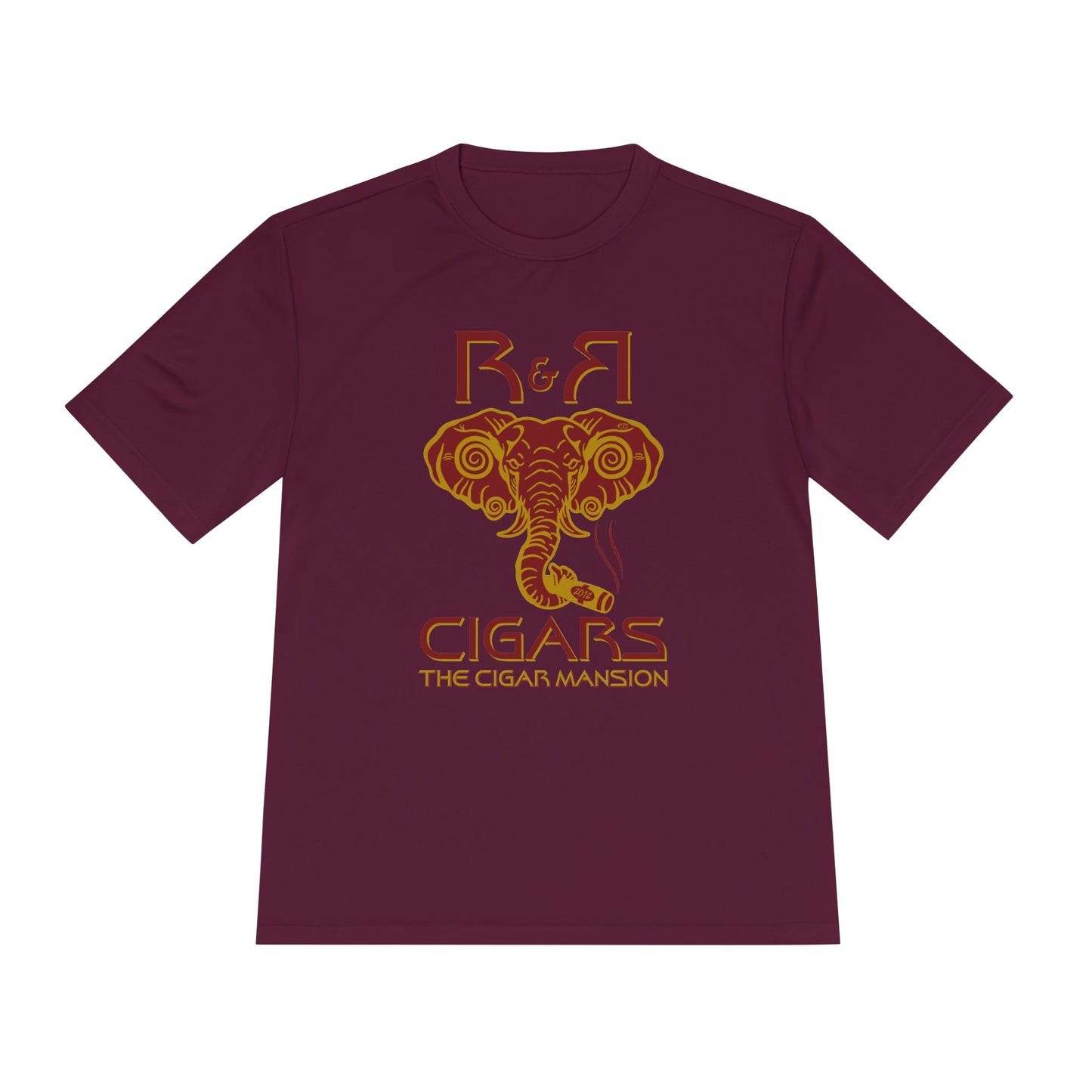 R&R Cigars Elephant Logo Moisture-Wicking Tee — The Cigar Mansion
