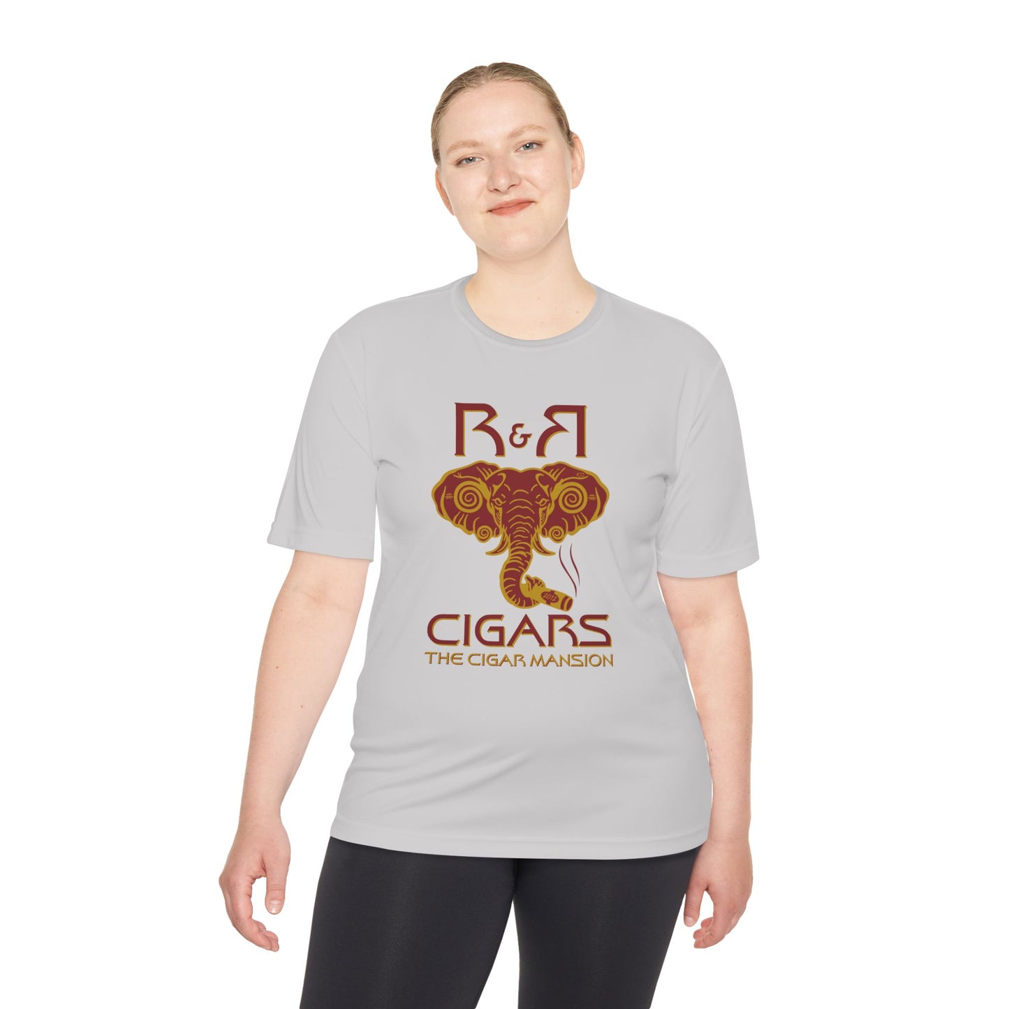 R&R Cigars Elephant Logo Moisture-Wicking Tee — The Cigar Mansion