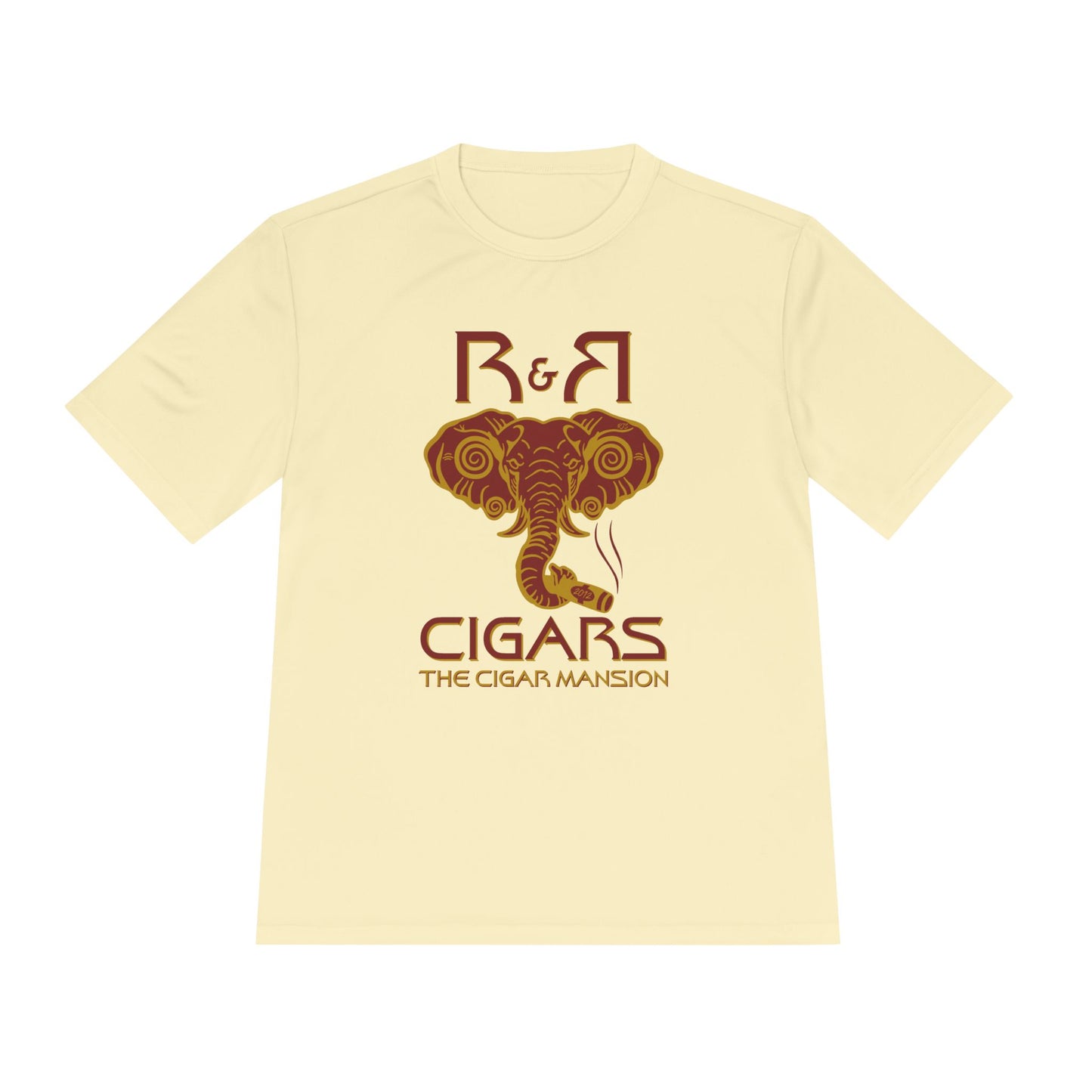 R&R Cigars Elephant Logo Moisture-Wicking Tee — The Cigar Mansion