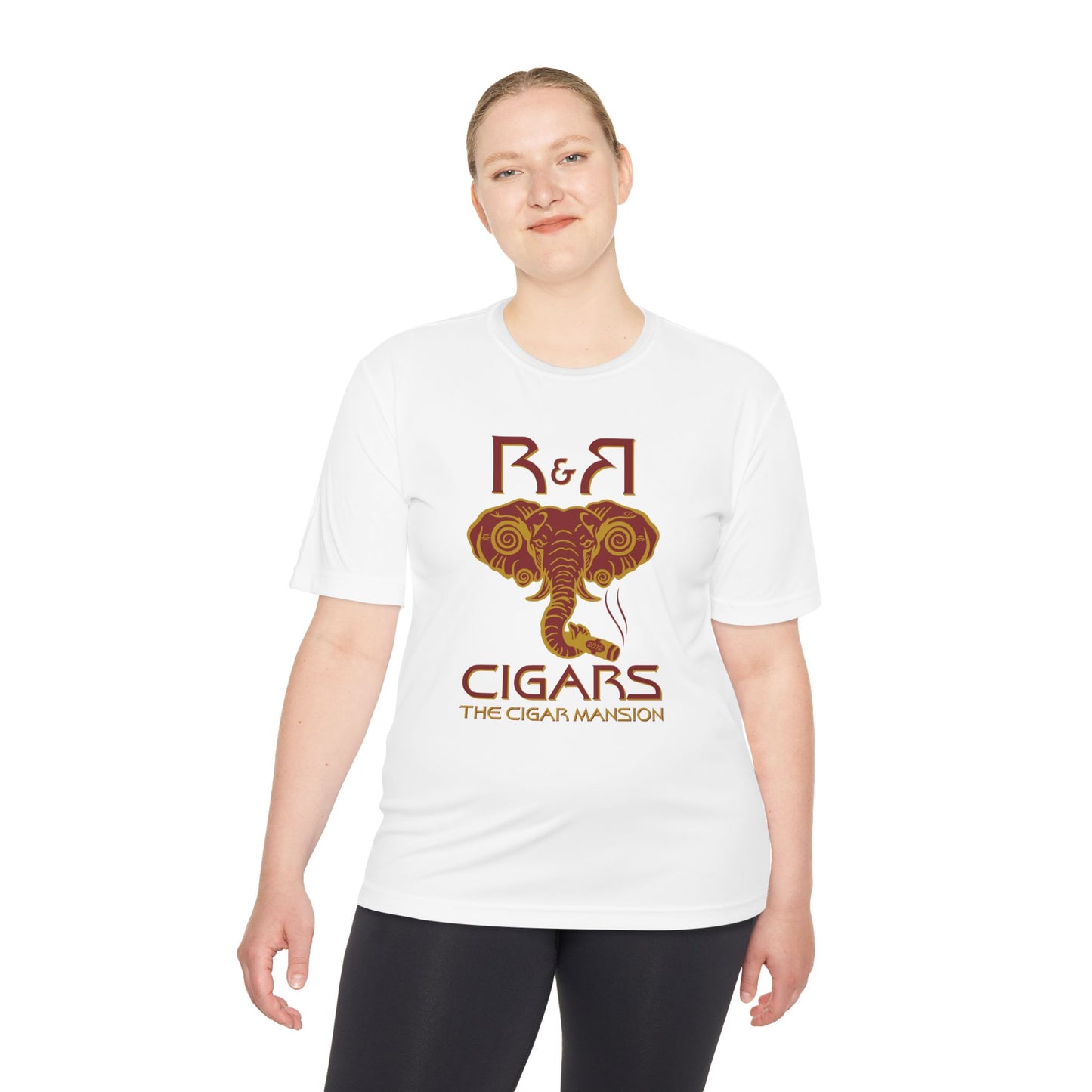R&R Cigars Elephant Logo Moisture-Wicking Tee — The Cigar Mansion