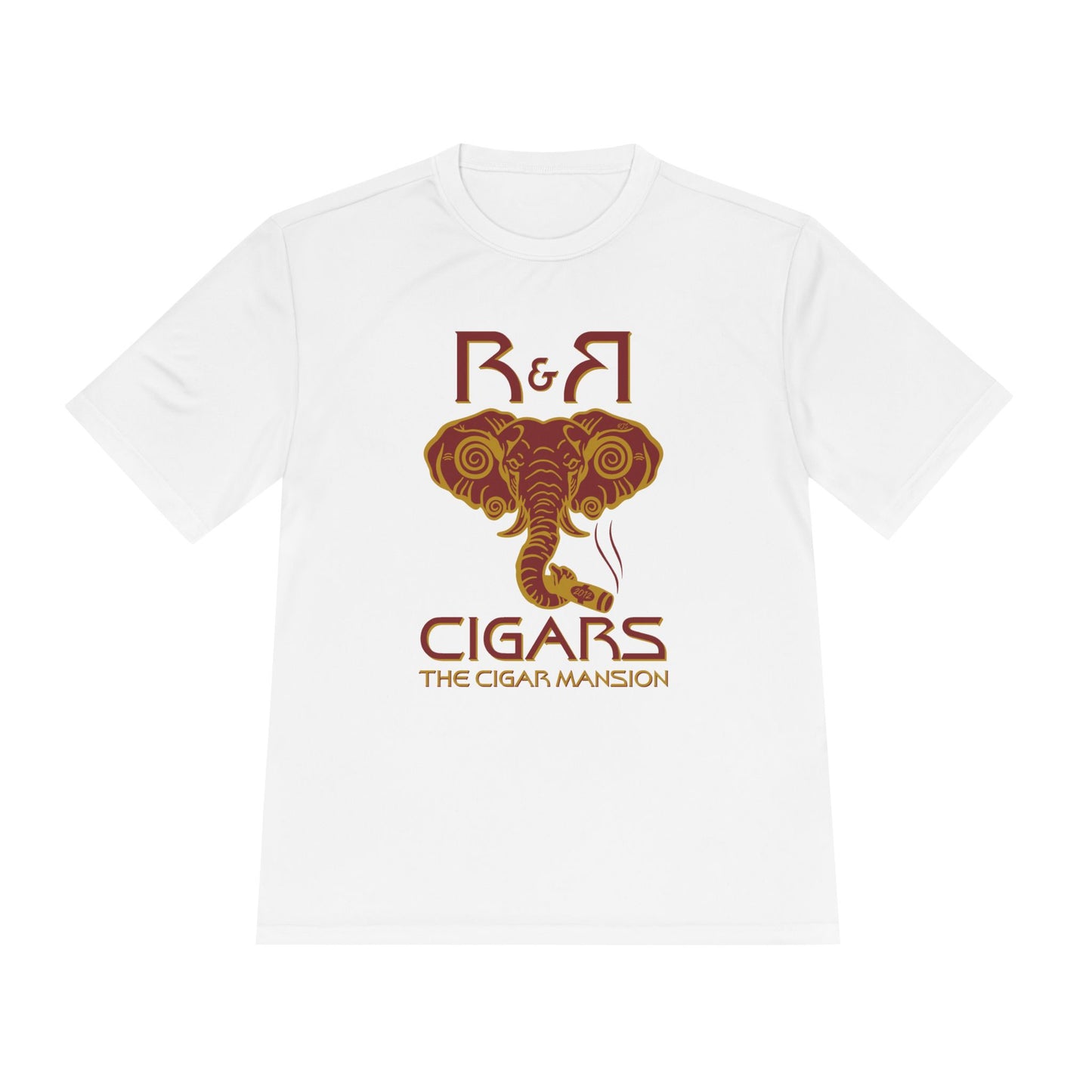 R&R Cigars Elephant Logo Moisture-Wicking Tee — The Cigar Mansion