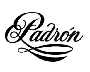 Logo for Padrón, the brand name 'Padrón' in elegant, black script.